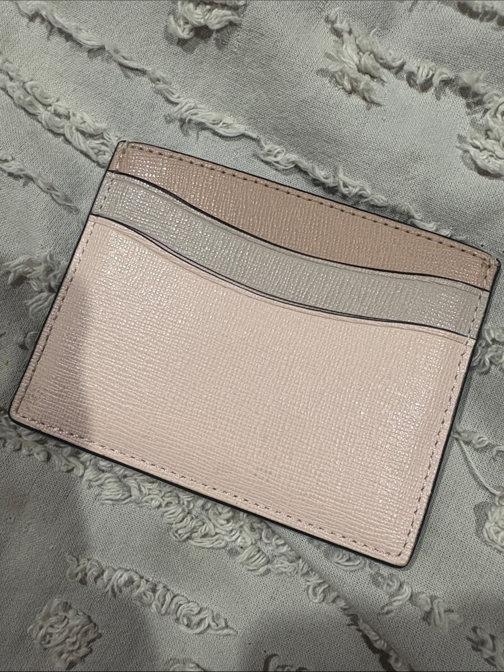 Kate Spade New York Saffiano Leather Slim Card Holder Wallet Blush Pink - Picture 4 of 5